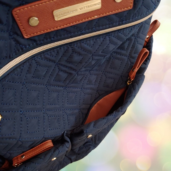 Adrienne Vittadini backpack laptop  designer bag - Picture 3 of 6